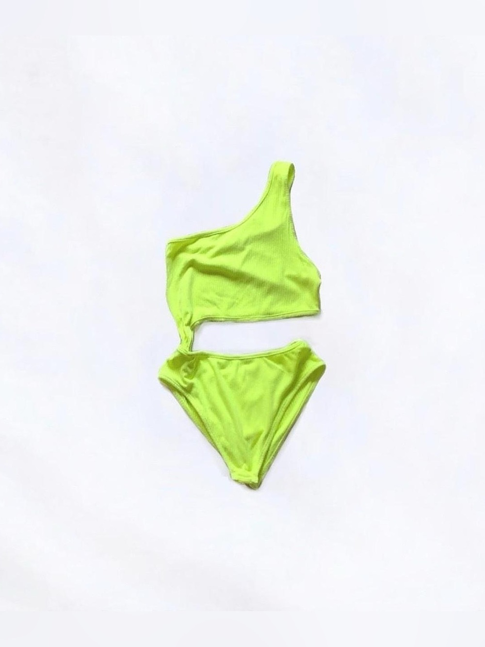 emma & sam ⋆ neon cutout ribbed bodysuit